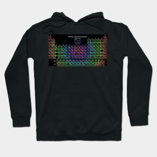 Neon Rainbow Periodic Table Hoodie